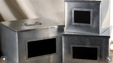 chalkboard metal storage boxes|Amazon.com: Chalkboard Box.